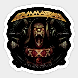 GAMMA RAY MERCH VTG Sticker